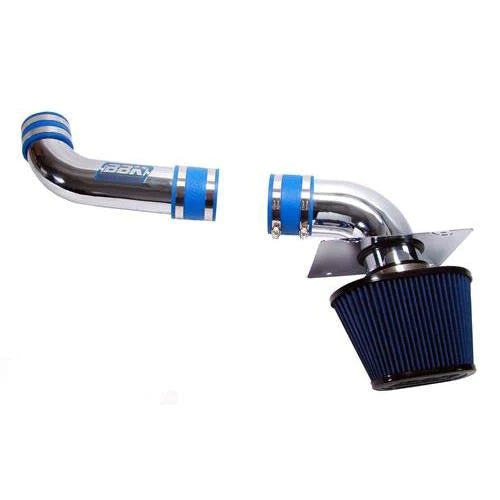 86-93 Ford Mustang 5.0 Cold Air Intake Kit Fenderwell Style Chrome