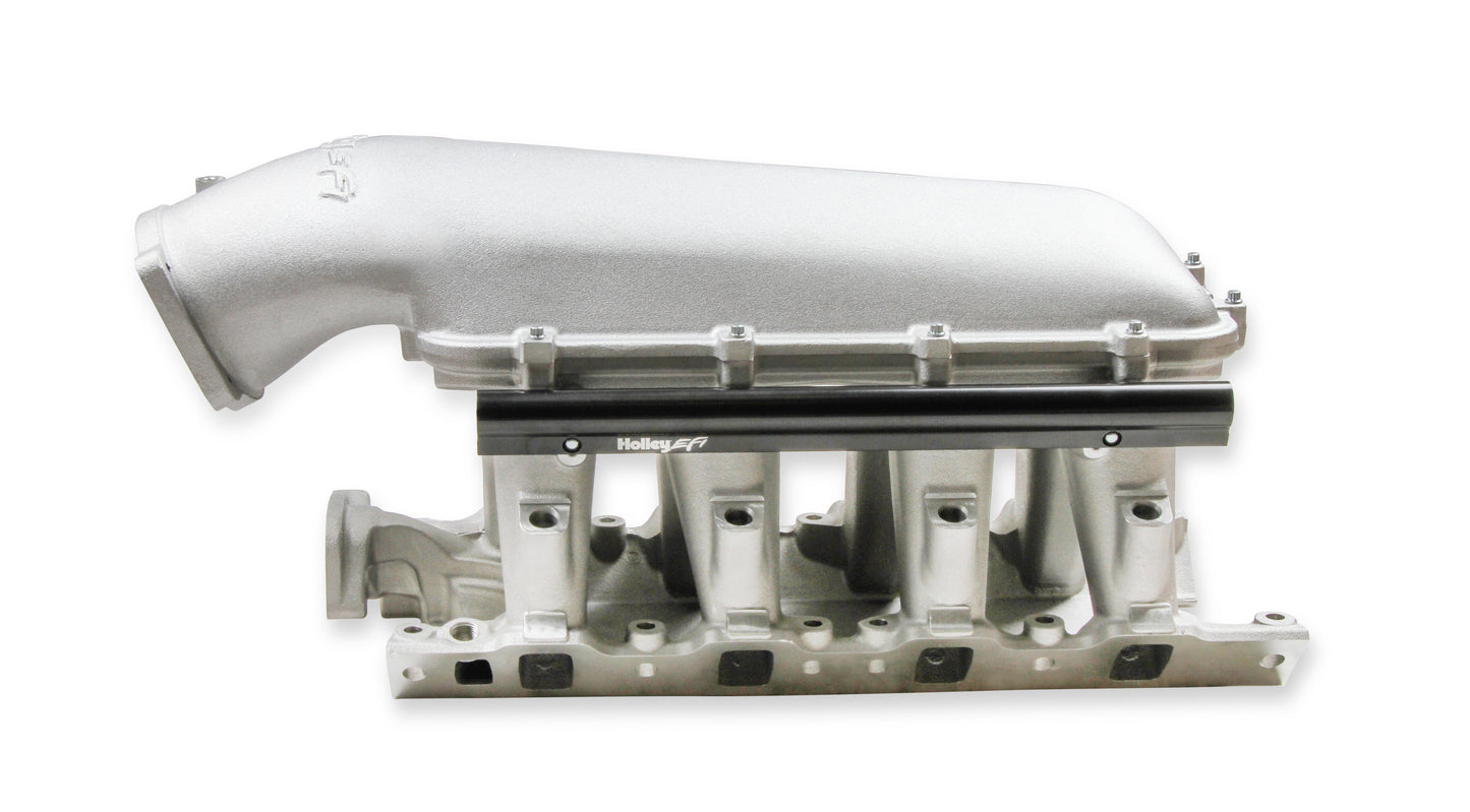 HOLLEY EFI 8.2 DECK SBF FORD HI-RAM EFI MANIFOLD with 95mm LS Throttle Body Flange Top