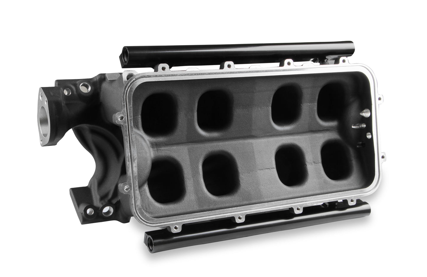 HOLLEY EFI 8.2 DECK SBF FORD HI-RAM EFI MANIFOLD BASE-BLACK