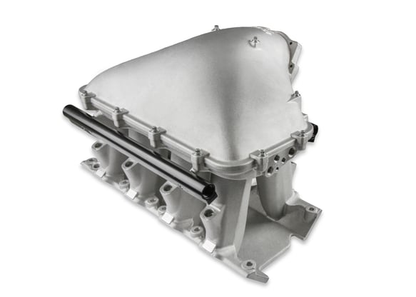 HOLLEY EFI 351W FORD HI-RAM EFI MANIFOLD WITH SIDE MOUNT TOP 95mm 1986-95 Ford 5.0 Throttle Body Flange