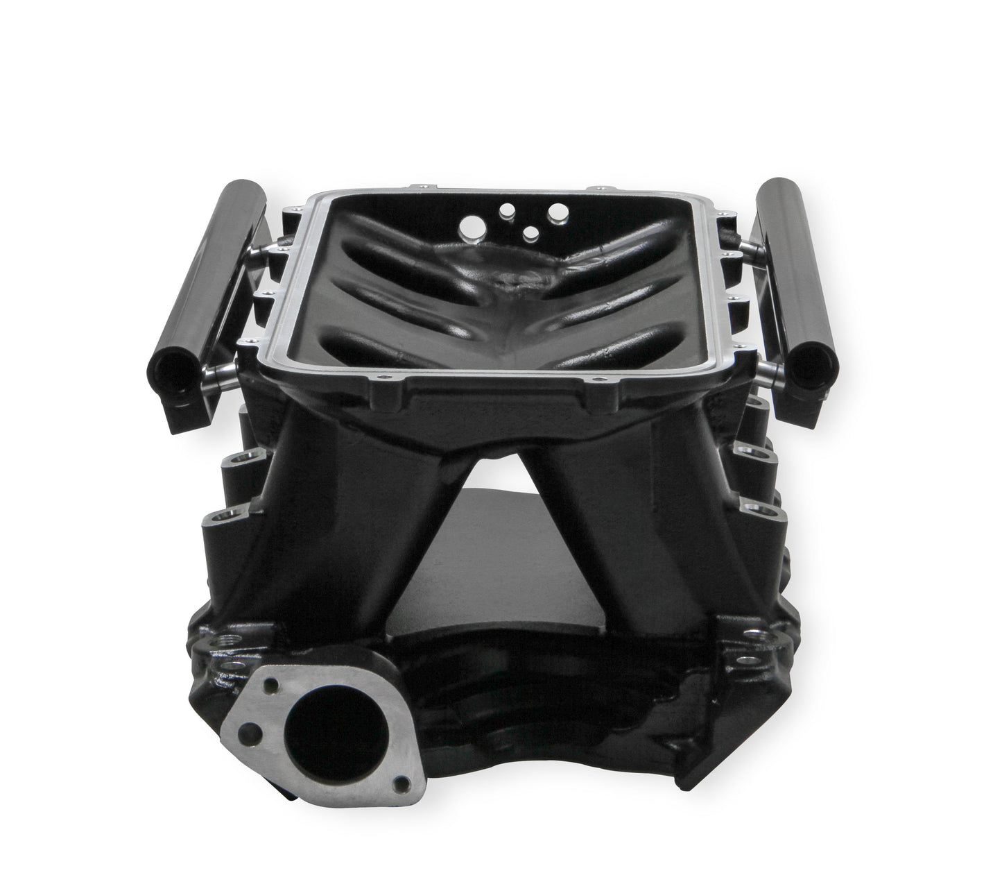 HOLLEY EFI BLACK 351W FORD HI-RAM EFI MANIFOLD (9.5" Deck) 95mm LS Throttle Body Flange Top