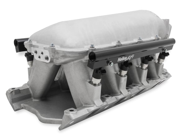 HOLLEY EFI 351W FORD HI-RAM EFI MANIFOLD (9.5" Deck) with 95mm LS Throttle Body Flange Top
