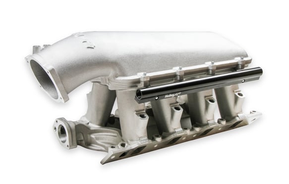HOLLEY EFI 8.2 DECK SBF FORD HI-RAM EFI MANIFOLD with 105mm LS Throttle Body Flange Top