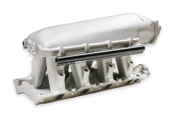 HOLLEY EFI 8.2 DECK SBF FORD HI-RAM EFI MANIFOLD with 105mm LS Throttle Body Flange Top