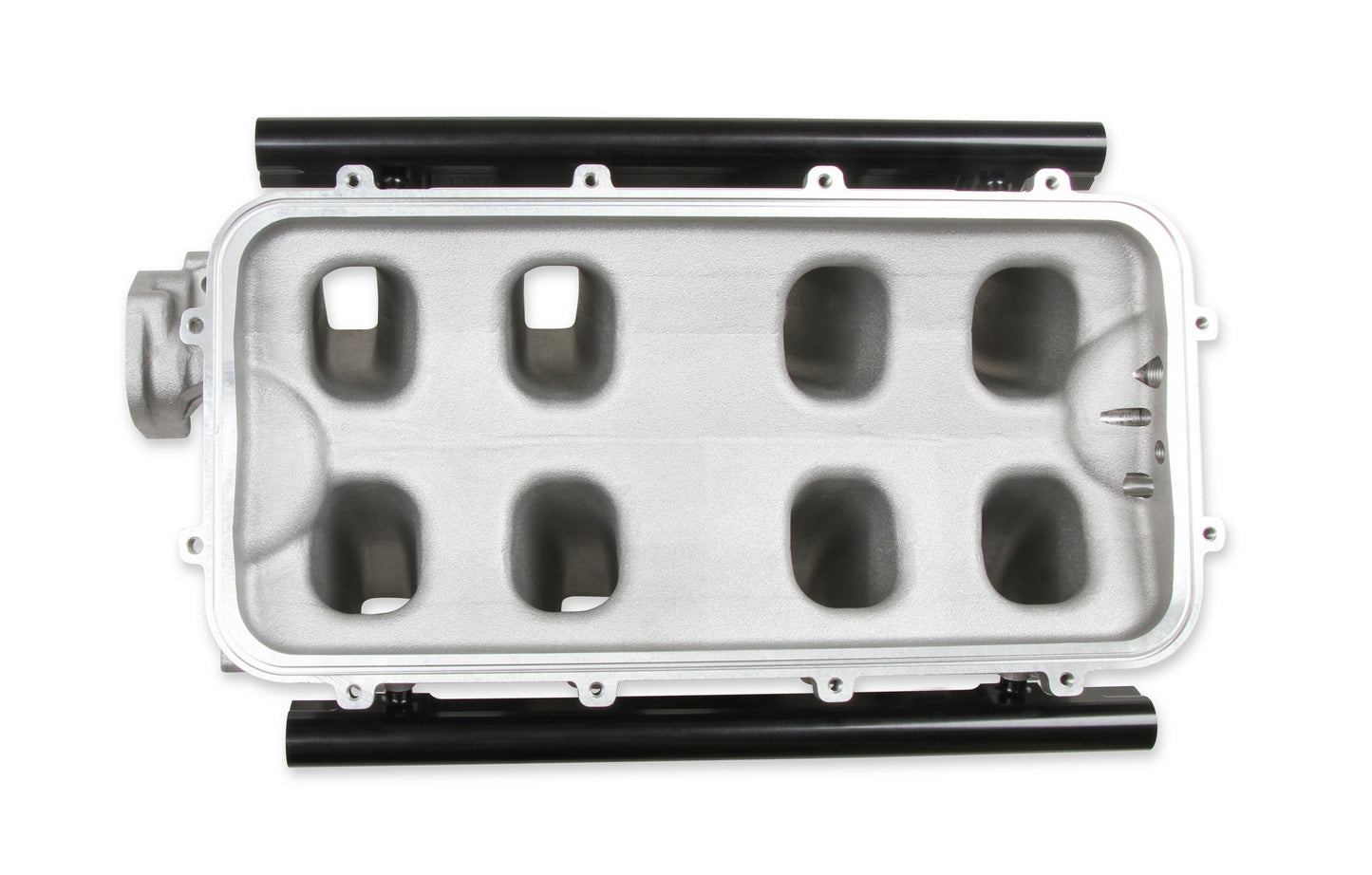 HOLLEY EFI 8.2 DECK SBF FORD HI-RAM EFI MANIFOLD with 95mm LS Throttle Body Flange Top